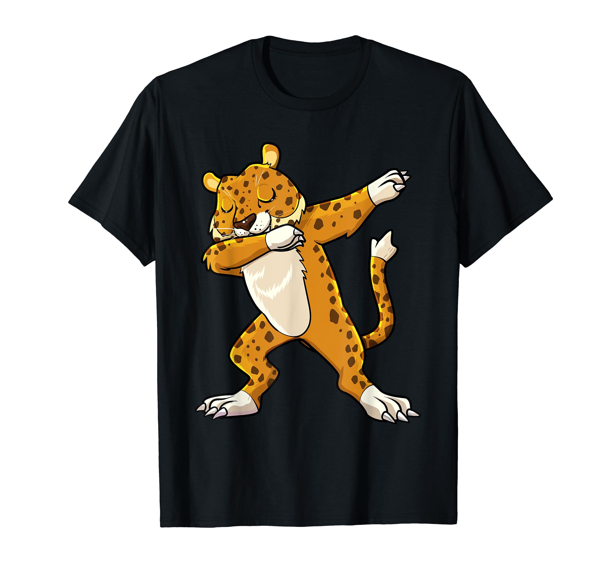 Cool Dabbing Animals Gift ShopDabbing Jaguar Safari Animal Cat Lover Men Women Kids T-Shirt