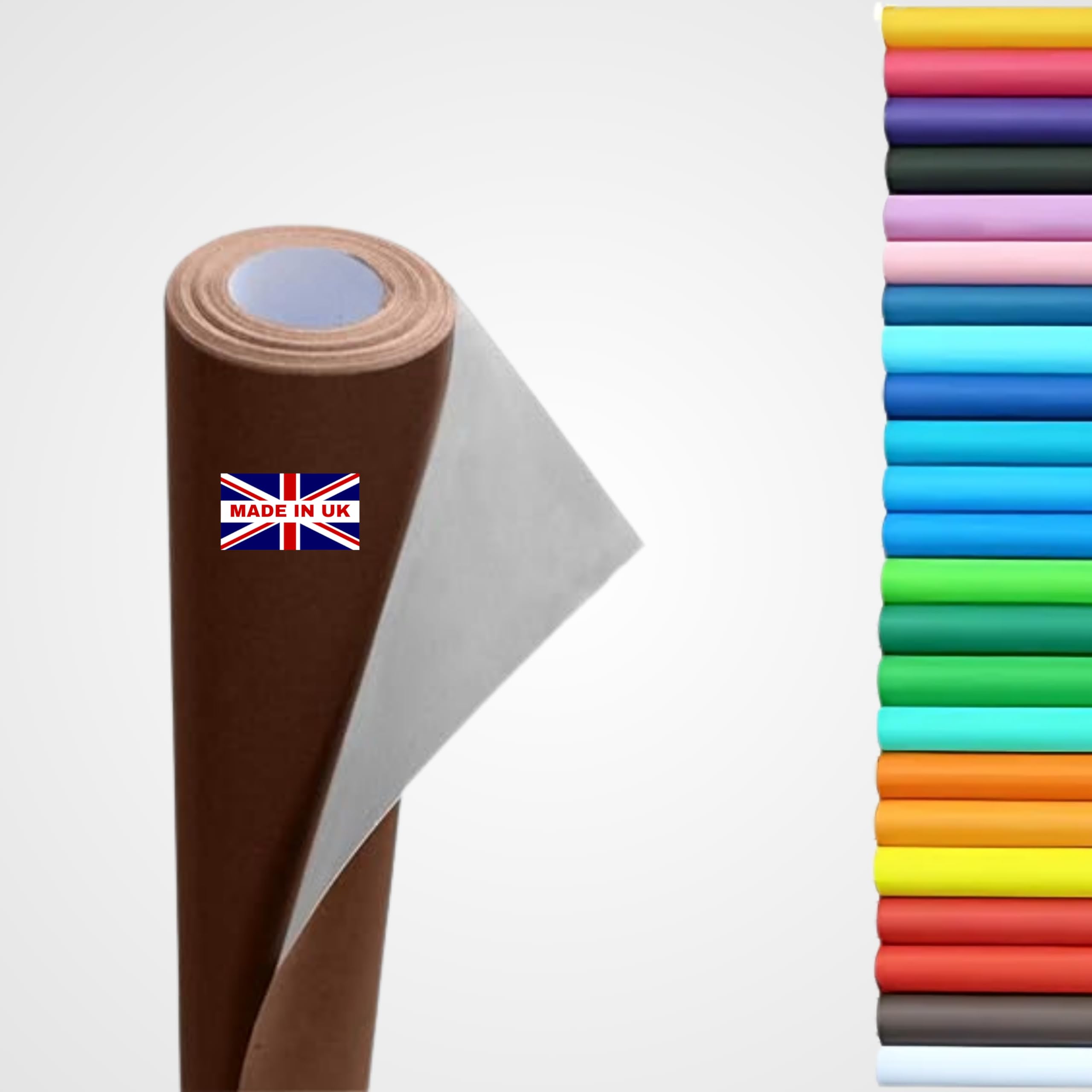 Wrapping Paper roll, Large Display Poster Paper Roll, Backing Paper 10m x 76cm - 80gsm Art, School Craft, Packing, Table Runner, Notice Boards, Drawing, Painting, Backdrop, Kraft Paper. (Dark Brown) — image 1