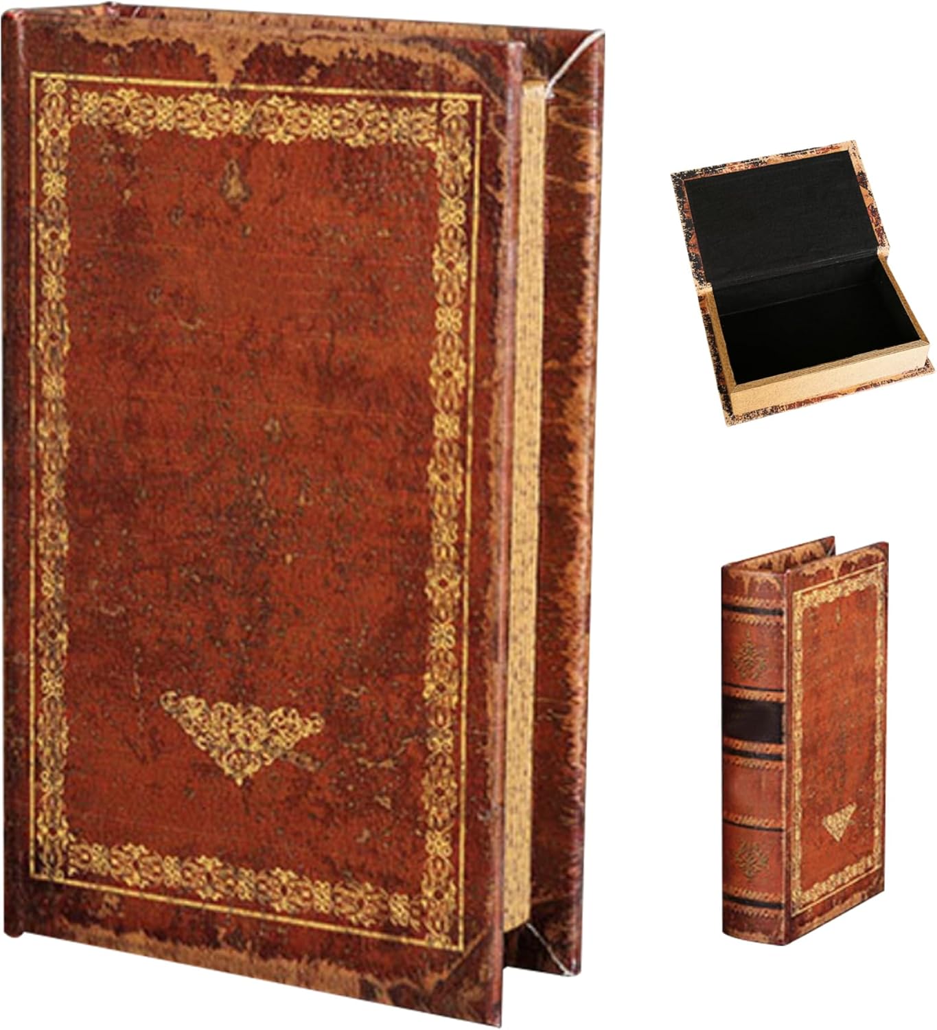 Havamoasa 1PC Decorative Book Box Vintage Book Box Fake