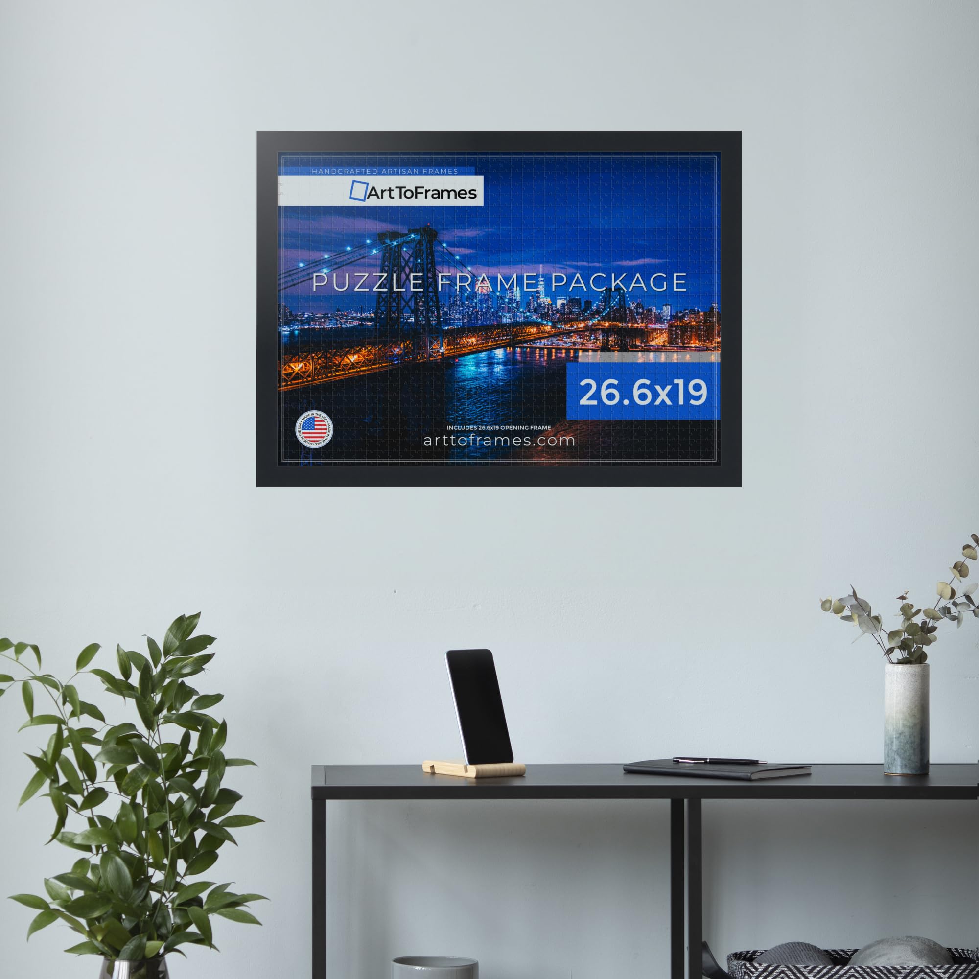 Amazon.com - ArtToFrames 26.6x19 INCH/68x48 CM Black Frame for