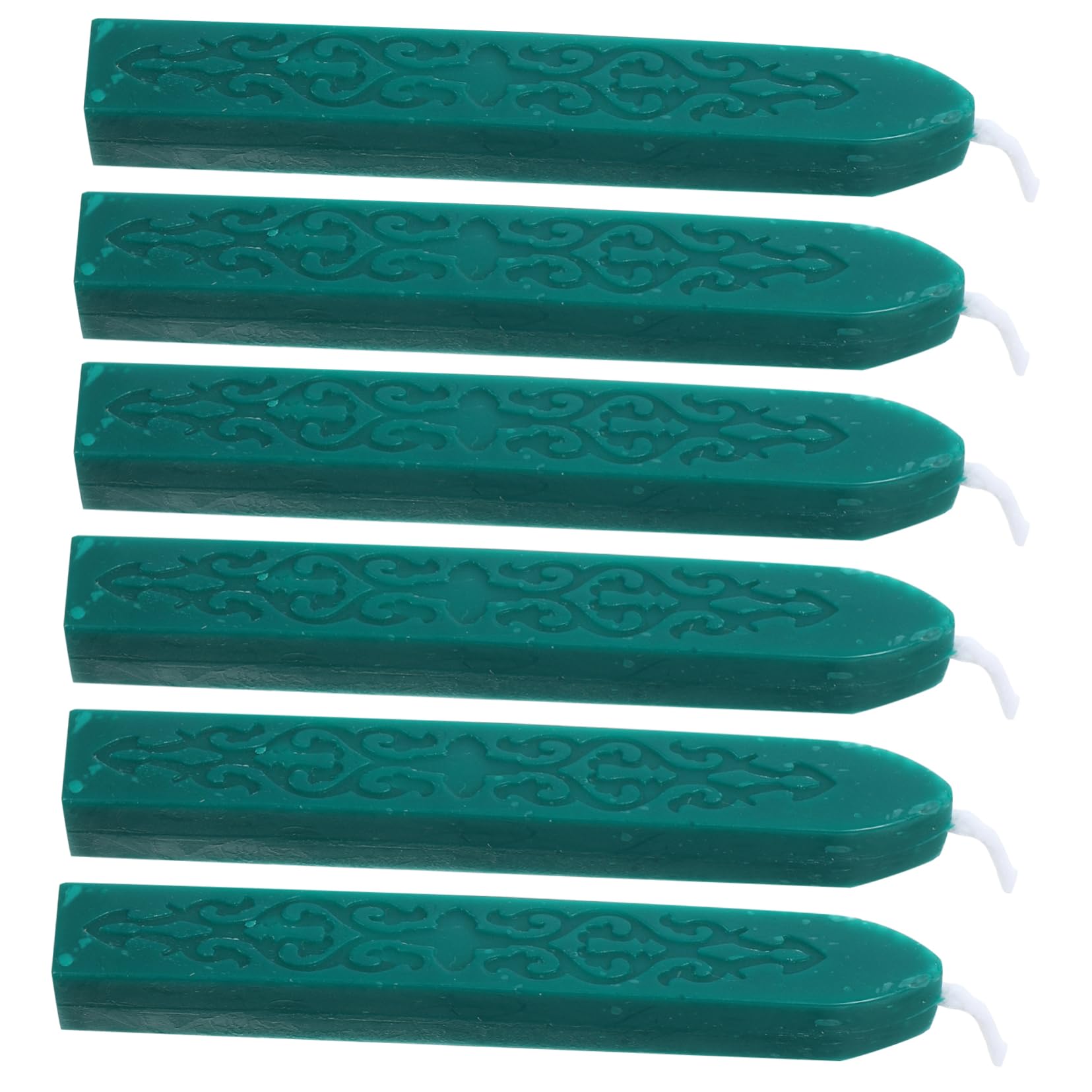 HOMSFOU 3 Set Dipingi Strisce Di Cera Umettante Sigillante Per Buste Sbucciare Scioglie Agente Sono Cera Da Sigillo Buste Autosigillanti Soia Dark Green 6 Pezzi*3