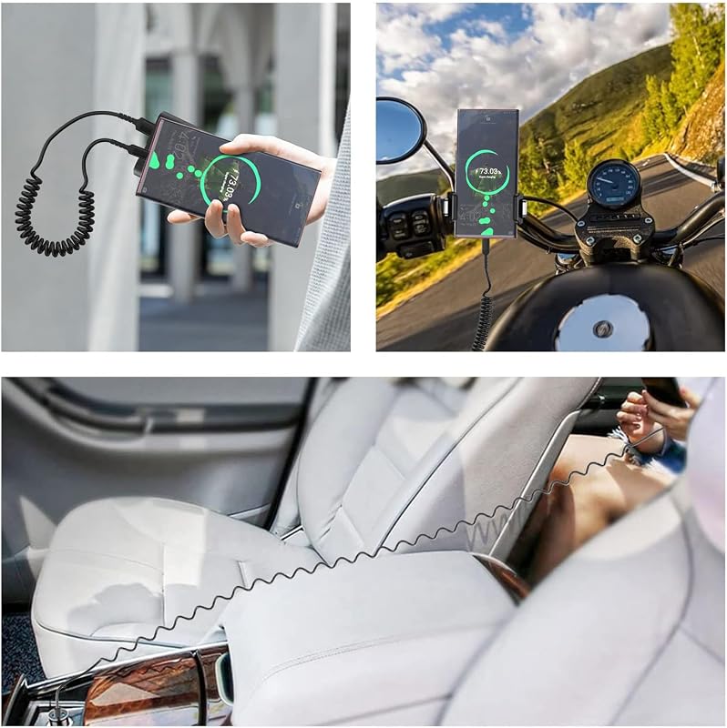 ULIFTUS Spirál USB A - USB C Kábel 2db - CarPlay Adatszinkronizáló Töltőkábel Samsung Galaxy, Huawei, Xiaomi, Google Pixel Telefonokhoz

AI: