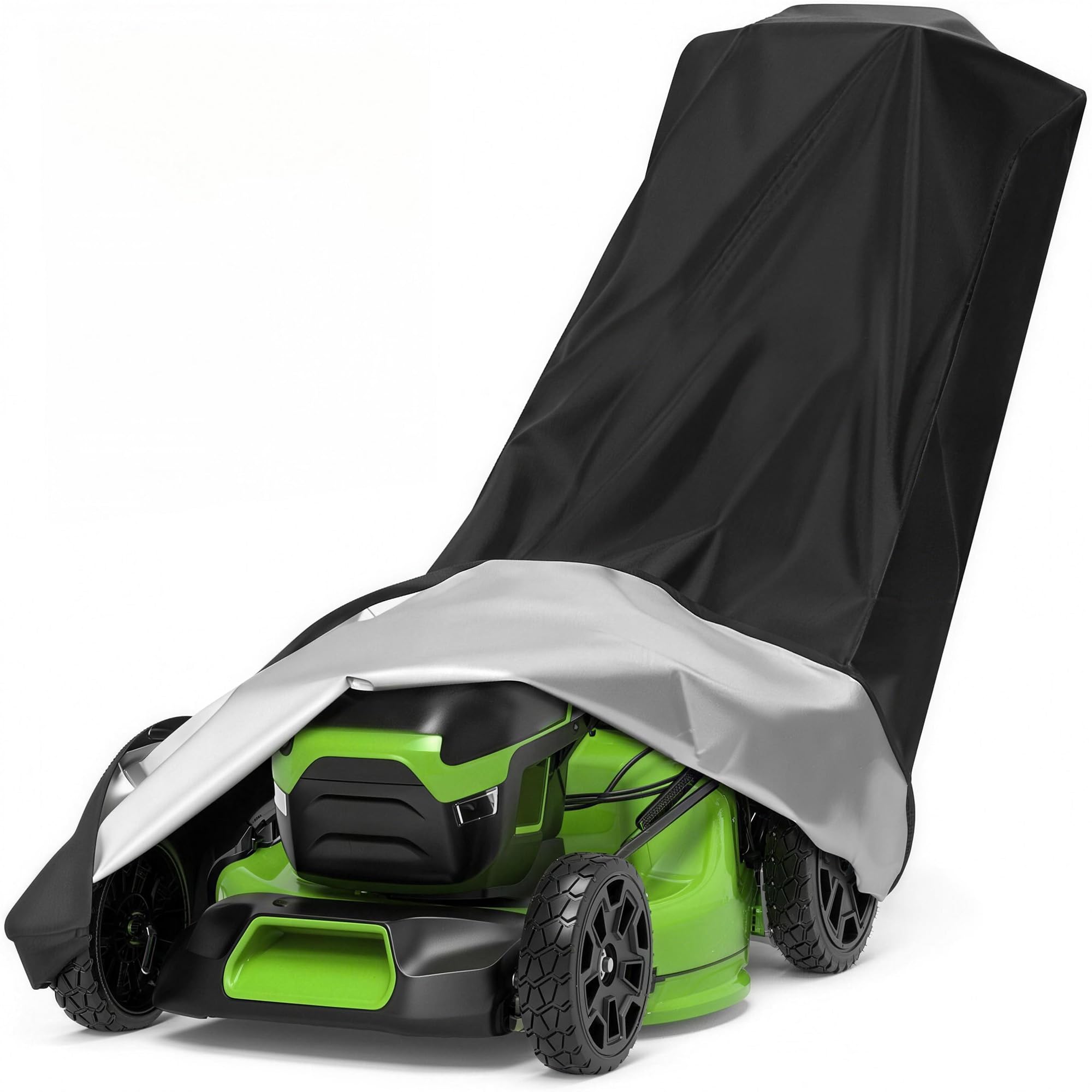 ZORQ Push Lawn Mower Cover for Einhell GC-EM 1536 2014-pr, Outdoor Storage Protective Cover for Walk Behind Lawn Mowers