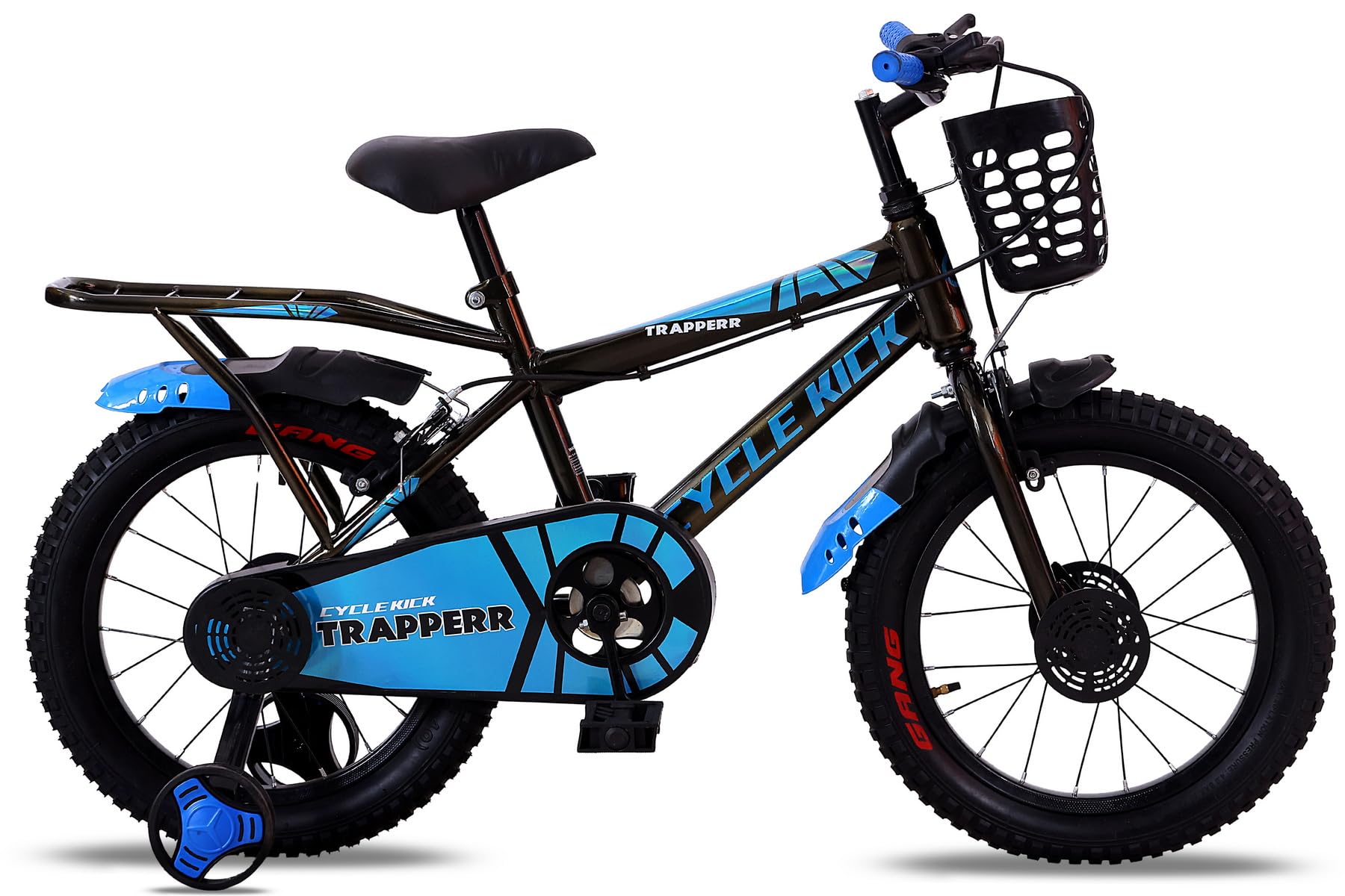 Trapperr 16T 16 inch Kids Cycle with Side Wheels | Ideal for 4 to 6 Years Boys & Girls Kids Bike | 11 Inches Frame-picture-30
