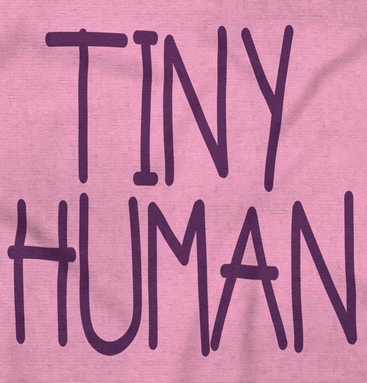 Tiny Human Adorable Simple Babies Toddler Boy Girl T Shirt Pink