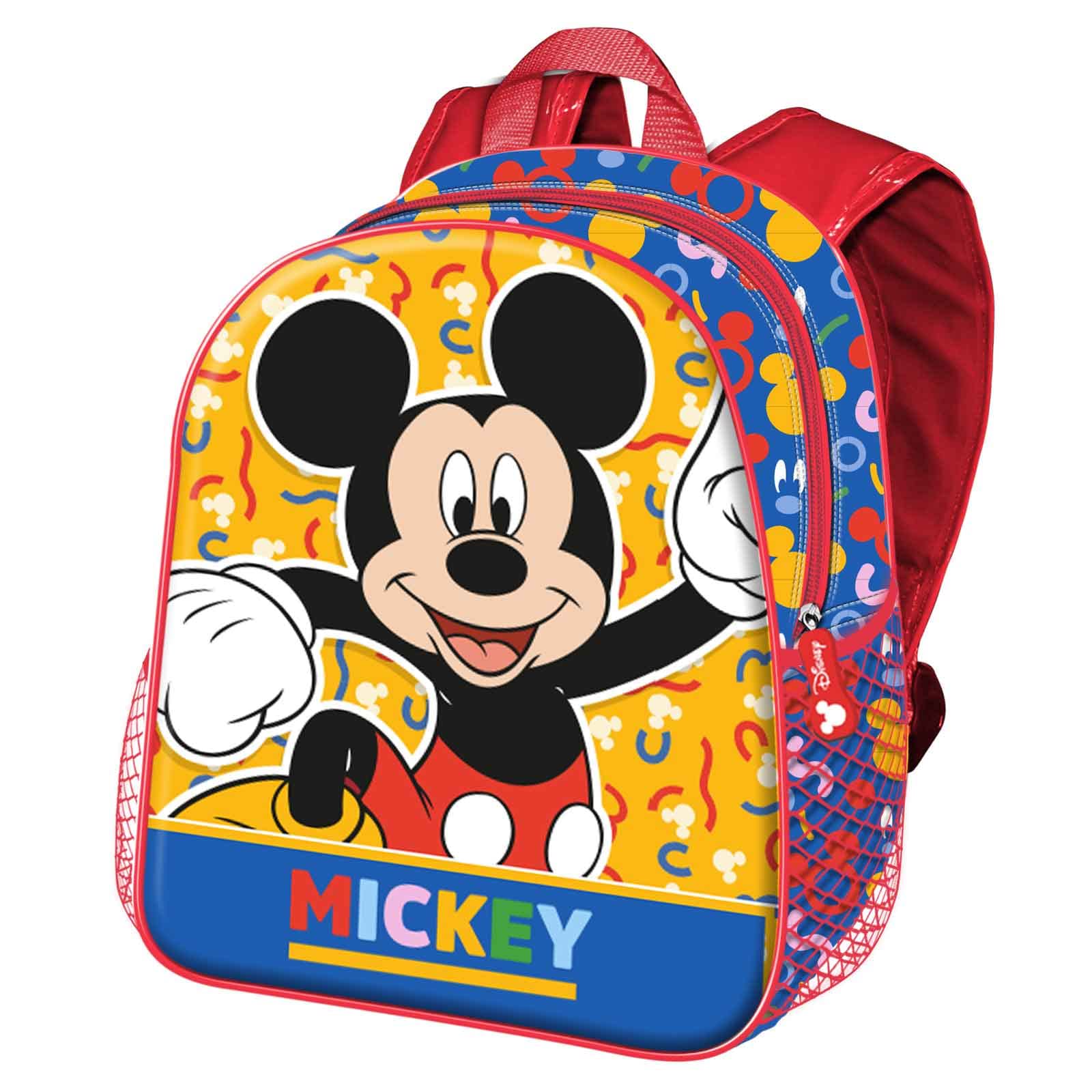 Disney Mickey Mouse Oh Boy-Basic Backpack, Red, 15 x 31 x 39 cm, Capacity 18.2 L