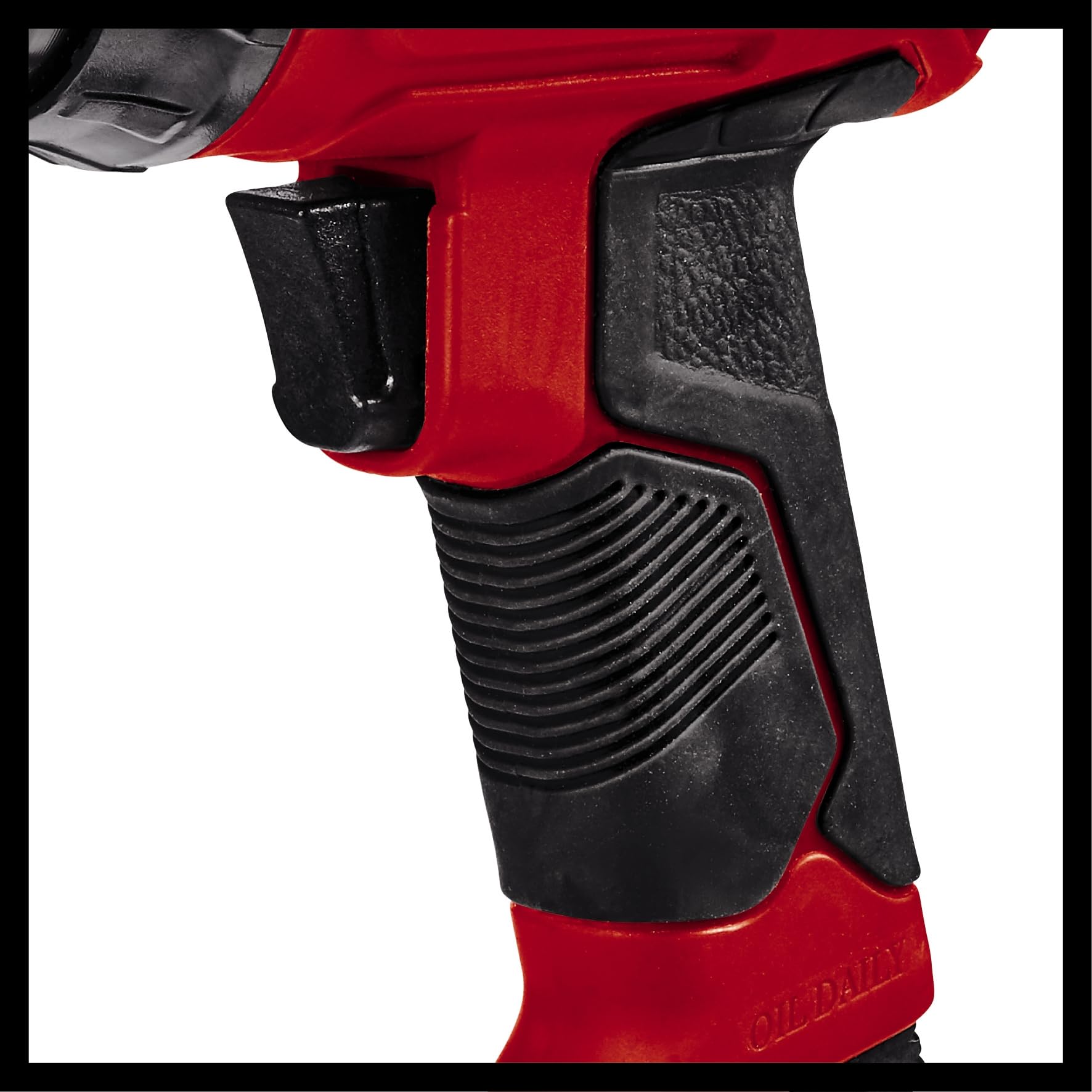 Einhell pneumatyczny młot dłuto TC-PC 45 (siła uderzenia 1,2 J, maks. 6,3 bar, w zestawie 4-częściowy zestaw dłut 120 mm, buteleczka na olej (pusta), złączka wtykowa, sprężyna zaciskowa + walizka transportowa)