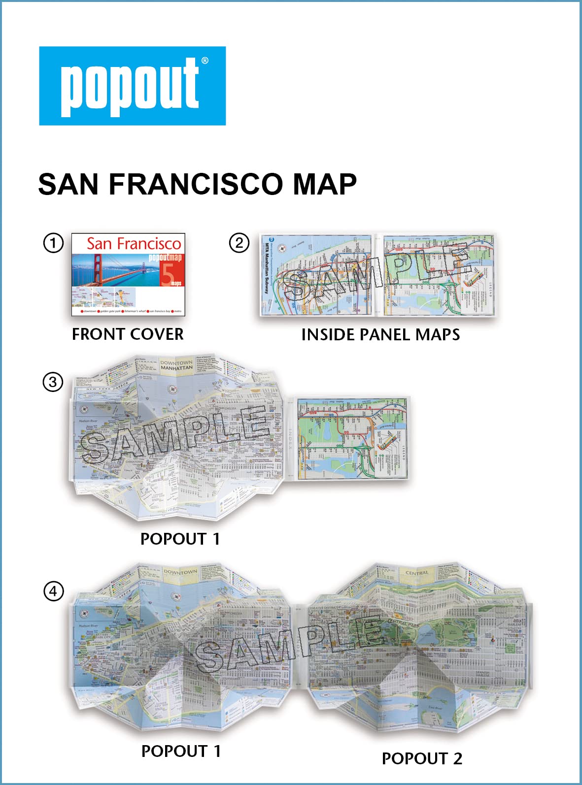 San Francisco PopOut Map