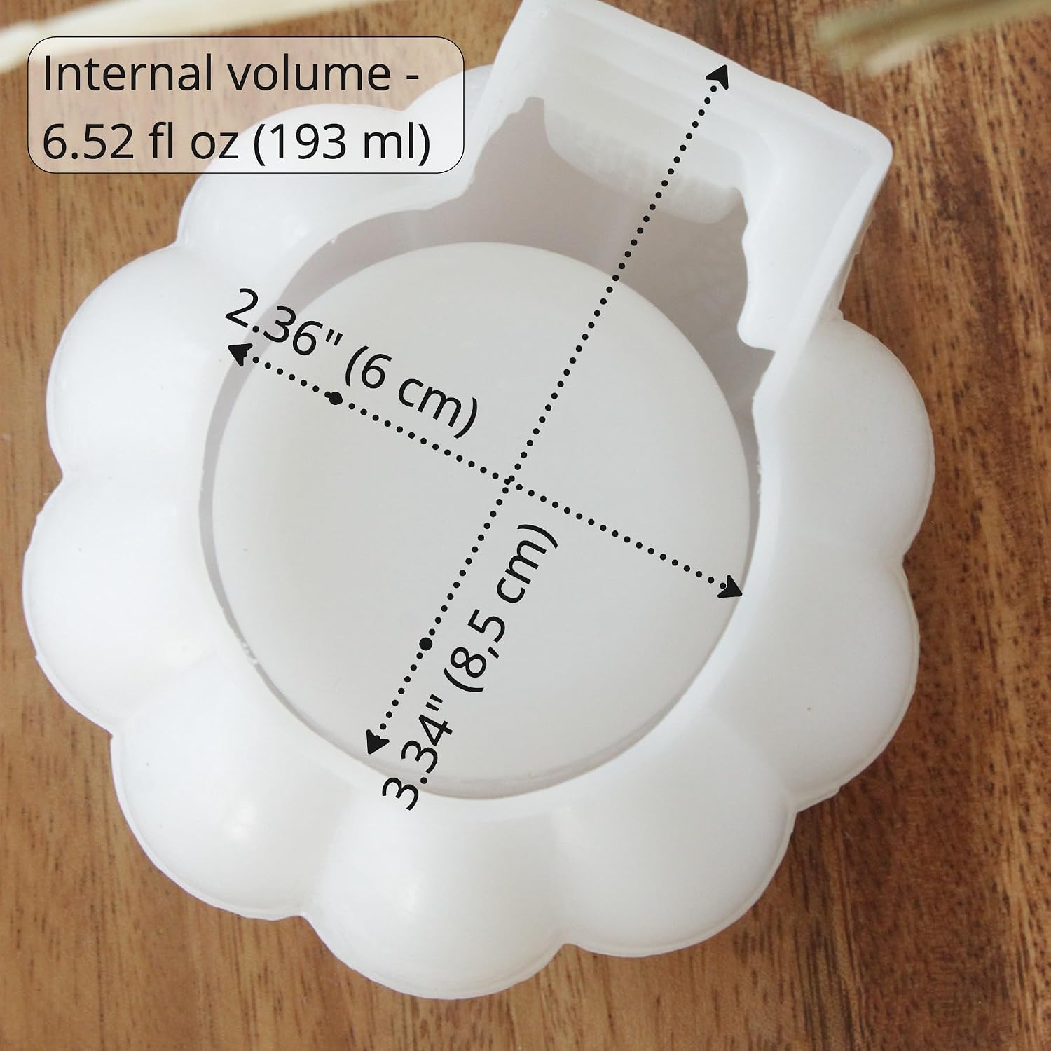 Pumpkin Jar Resin Mold with Witch Hat – Halloween Silicone Mold for Epoxy, Plaster, Candle Holder, Trinket Box, DIY Decor