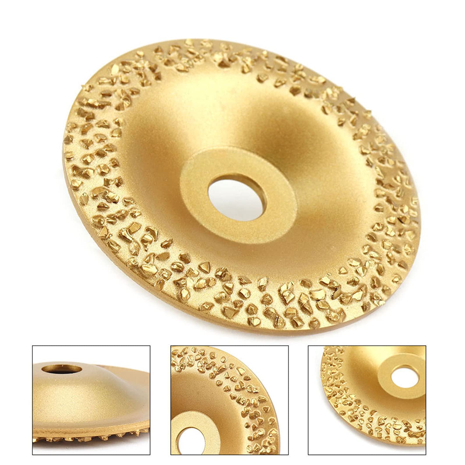 2 pezzi 5 "/ 125 mm x 22mm Disco Smerigliatrice Mola a tazza diamantata diamantato adatto per lucidare pietra, pneumatici e gomma angolare disco cemento armato servizio pesante
