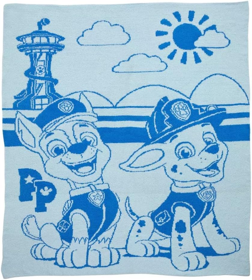 PAW PATROL Kids Super Soft Throw, 50" x 60" in Chase and Marshall