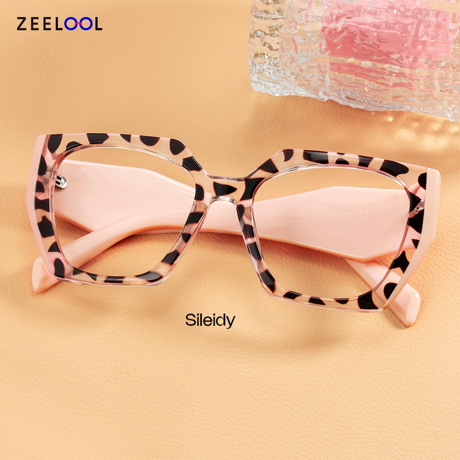 Zeelool Vintage Geometric Blue Light Blocking Glasses for Women Sileidy ZJGP909372-14 Brown