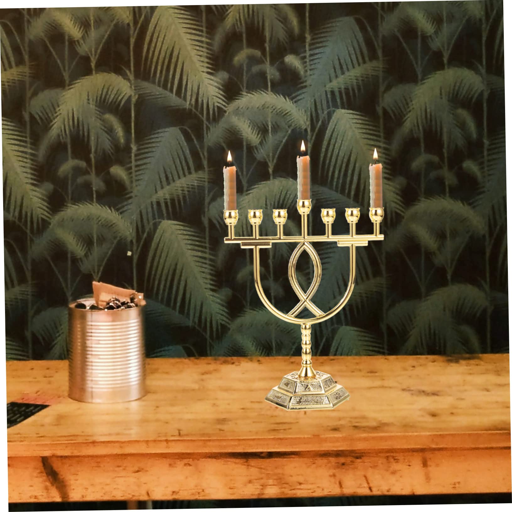 金属製 魚型置物 大型金属魚型懸垂式ろうそくランタン Amazon.co.jp