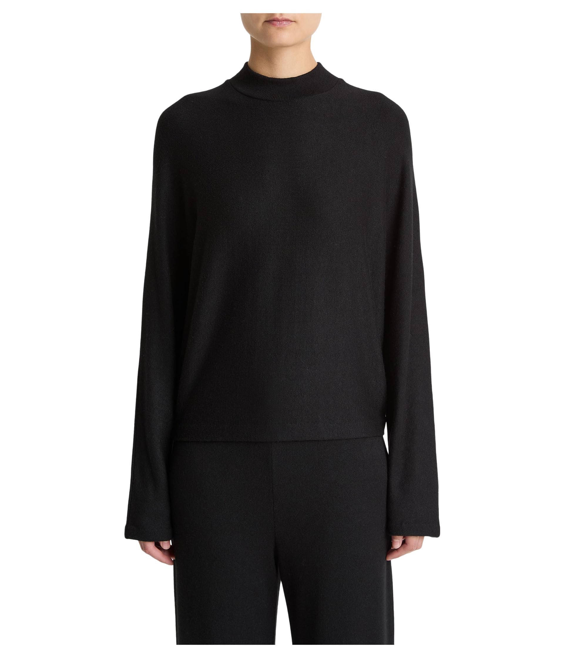Vince Womens Cozy Dolman Mock Neck Sweater