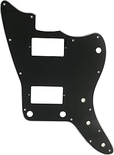 Guitar Parts For Fender US Jazzmaster PAF No Upper Control Guitar Pickguard (3 Ply Black)