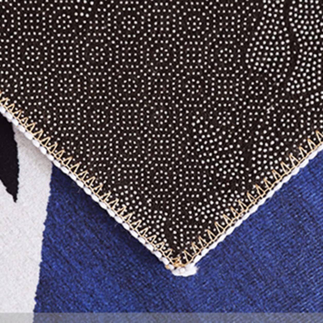 [YXSNG] 洗える ラグ カーペット ラグマット 滑り止め付 花柄 160*230cm かわいい 可愛い 長方形 すべり止め 丸