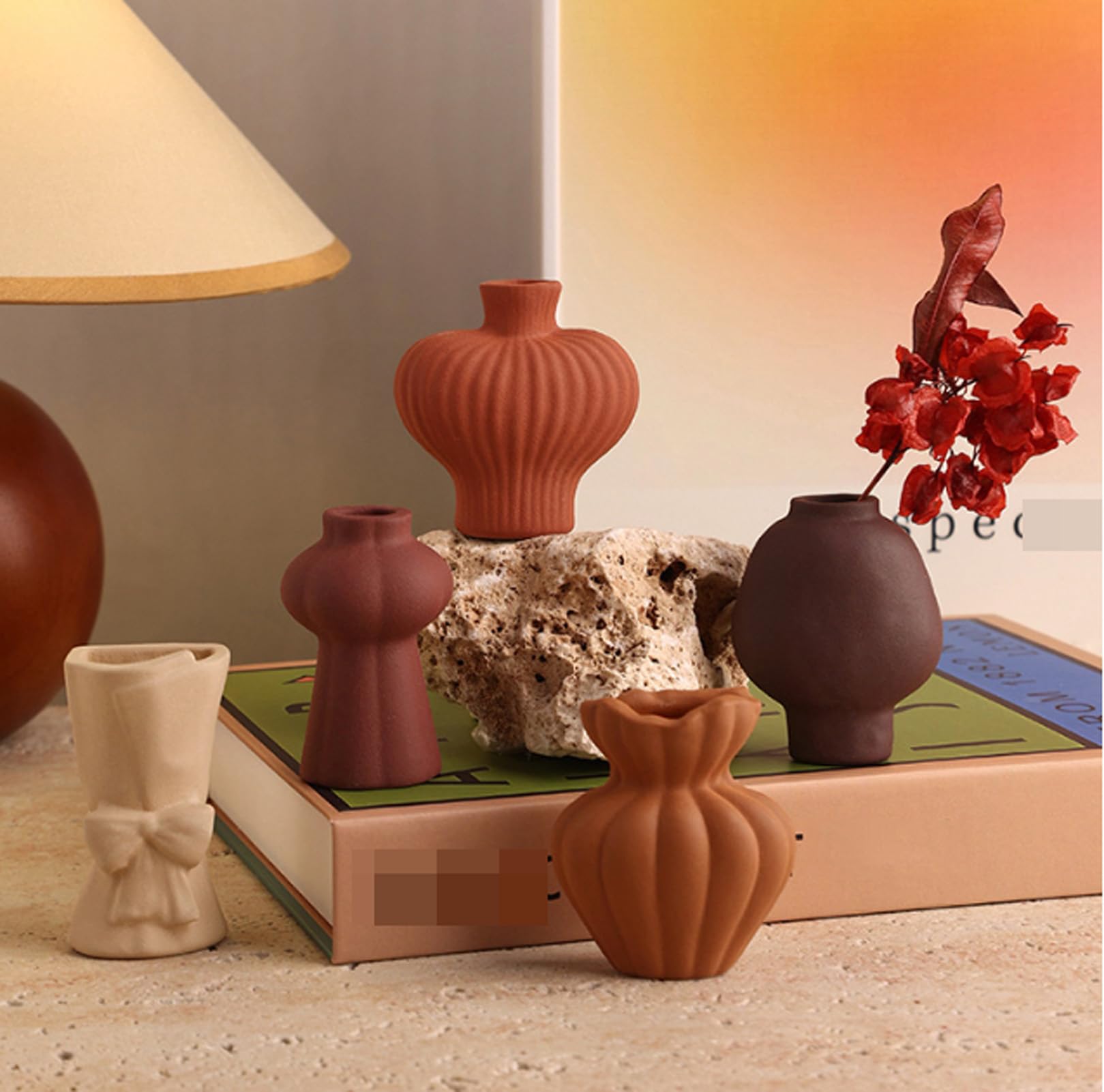 Mini-Kühlschrankmagnete aus Keramik, niedliche Pflanzenvase, Kühlschrankmagnet, verwendet für Kühlschrankmagnete, Küche und Büro, Dekoration