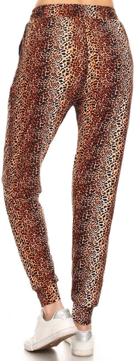 Leggings Depot Premium Women's Joggers Popular Print High Waist Track Pants(S-XL) BAT2 - Image 3