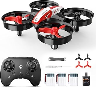 Sponsored Ad – Holy Stone Mini Drone for Kids and Beginners RC Nano Quadcopter Indoor Small Helicopter Plane with 3D Flip, Auto Hovering, Headless Mode and 3 Batteries, Ideal Gift Toy for Boys and Girls, Red