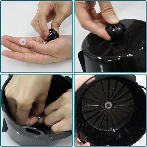 Miniatura 6 de Cafetera de la cesta de preparación de la cesta de cerveza de la parte inferior de los kits de tapón con resorte de reemplazo para la cesta del