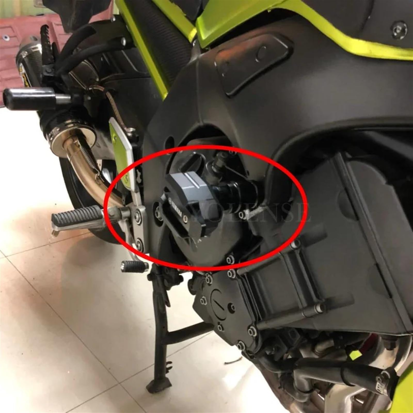 HCEB Curseurs Cadre Moto pour Yamaha FZ6 2004-2012