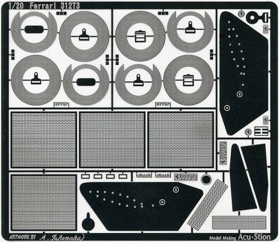 Ferrari 312T3 ボディパーツセット Amazon | 1/20 フェラーリ 312T3 メカニカル Wing+パーツセット