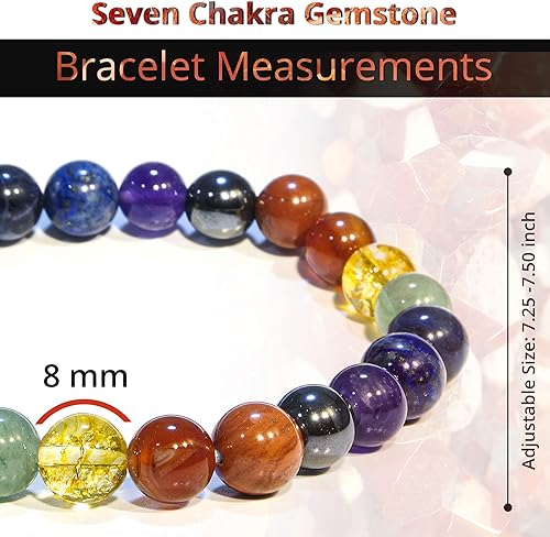 Vista 141 de Money Attraction Bracelet for Wealth, Prosperity & Success – Abundance & Good Luck Feng Shui Bracelet with Pyrite, Citrine, Tiger Eye & Green Green