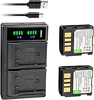 Vista 7 de Kastar Paquete de 1 batería BN-VF707 y cargador USB LTD2 de repuesto para JVC GR-D370US GR-D371 GR-D371U GR-D371US GR-D372 GR-D372U GR-D372US