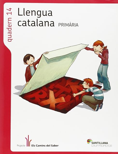 Portada de Quadern 14 Llengua Catalana Primaria els Camins del Saber Grup Promoto
