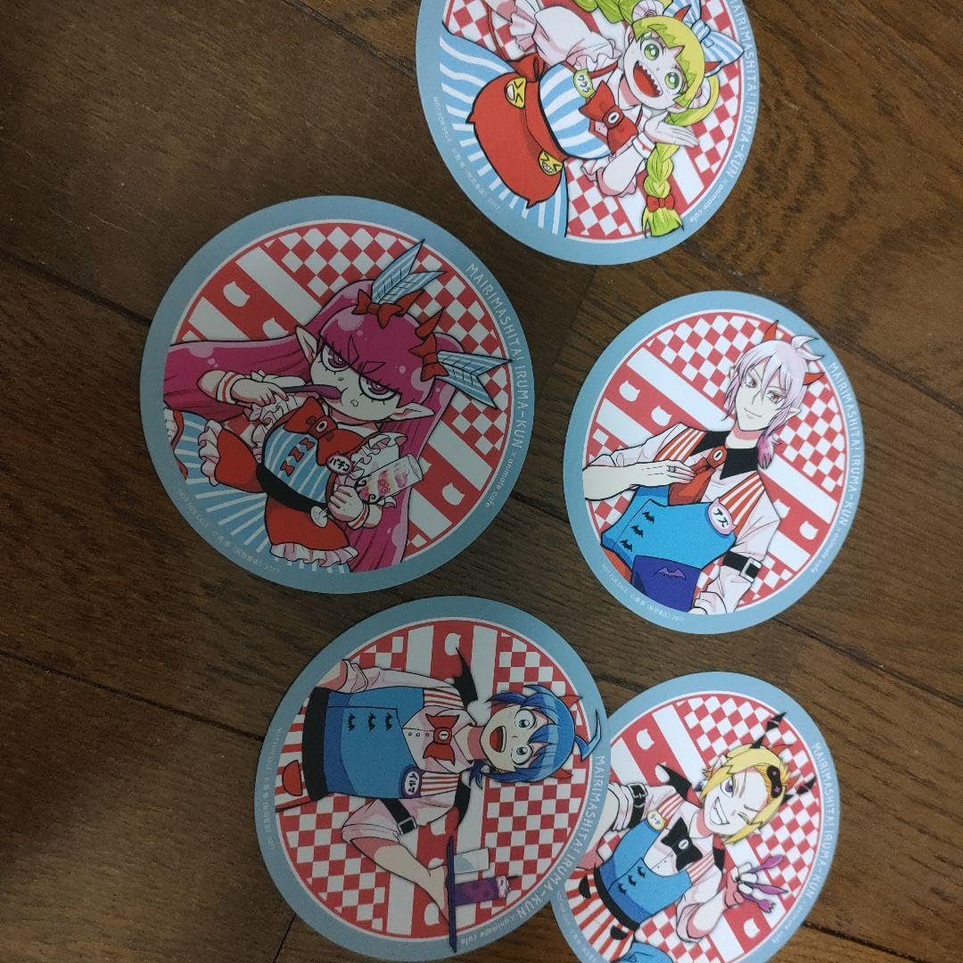 魔入りました！入間くん アモカフェ コラボ コースター セット Amazon.co.jp: 魔入りました！入間くん× アモカフェ コースター
