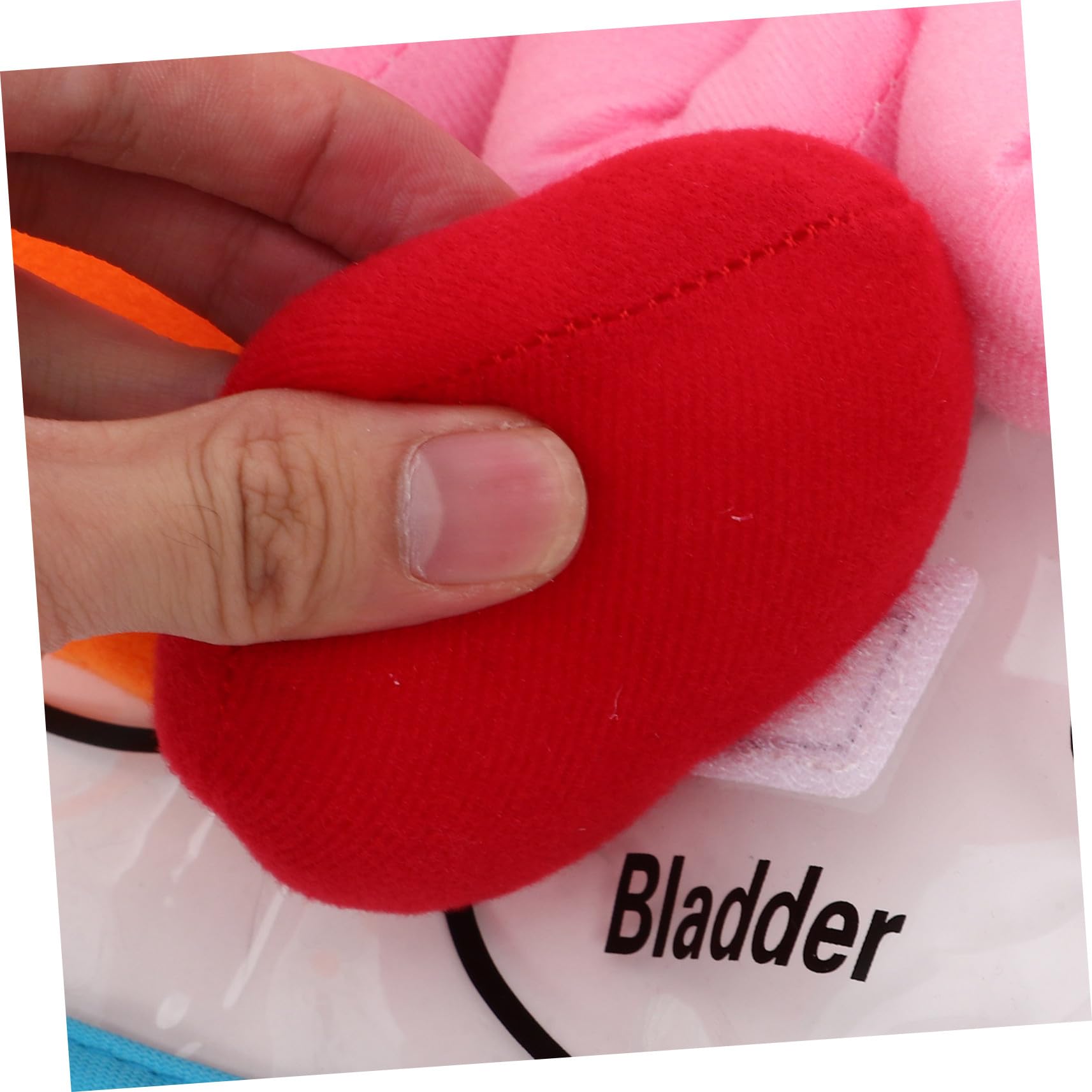 Gatuida Juguete Cognitivo para Niños Delantal Educativo de Poliéster y Felpa, Material Didáctico para Aprender Órganos del Cuerpo Humano en Educación Temprana