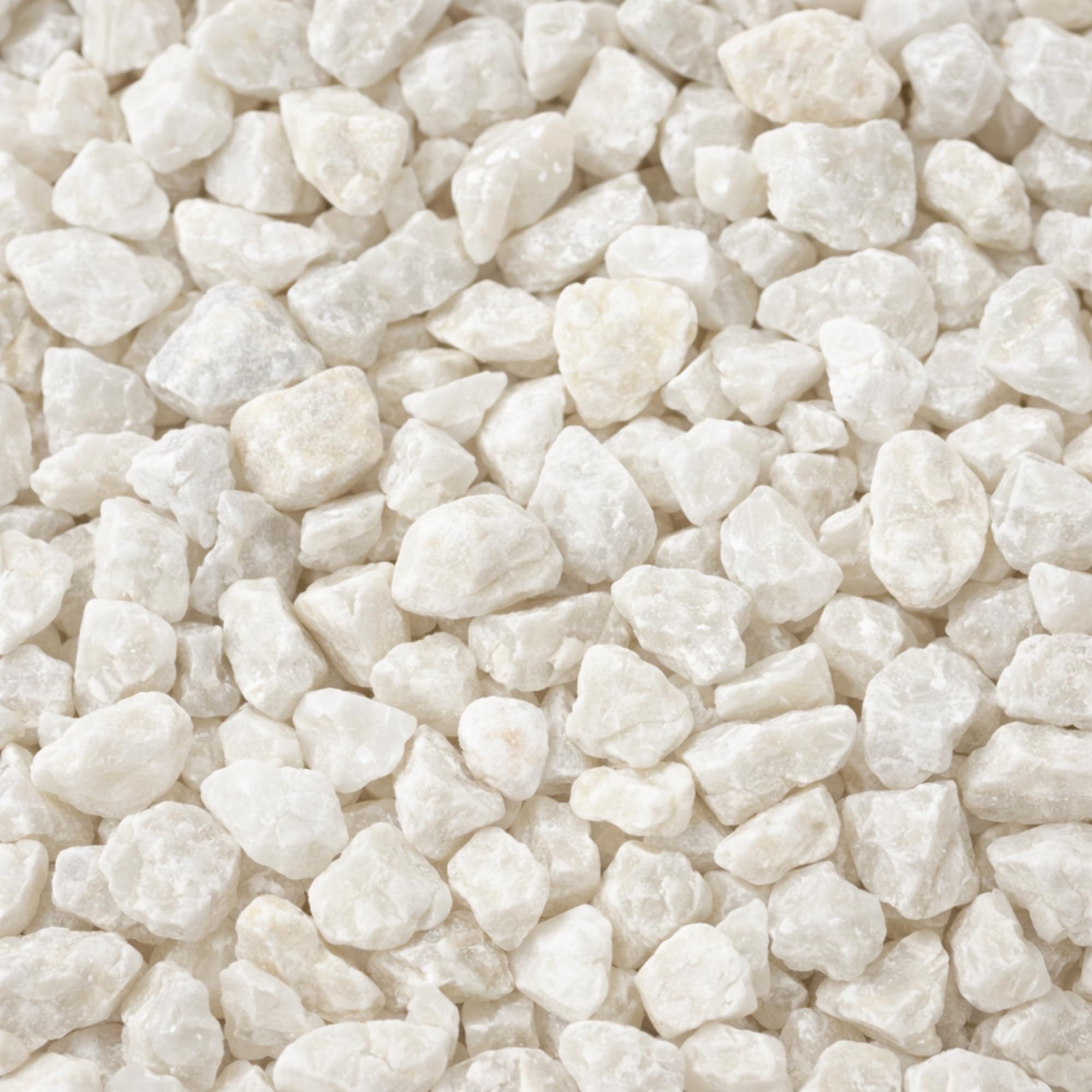 Ghiaia Bianca Decorativa 7–12 mm Pre-lavata – Sassolini per Vasi e Giardino – Ideale per Drenaggio e Decoro – Pietra Naturale – 1,8 kg - 4 kg - 8 kg -16 kg- 22 kg (BIANCO 1,8 KG) - 4