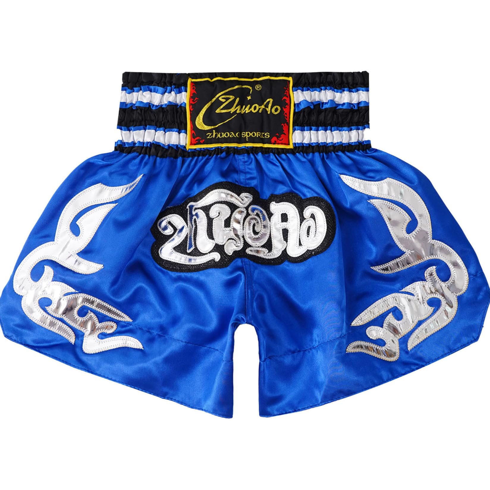 Runhomal Short de Boxe Combat Garcon Enfant MMA Kic-Boxing Fitness Training Fight Sport Kick Boxe Entraînement Grappling Muay Thai