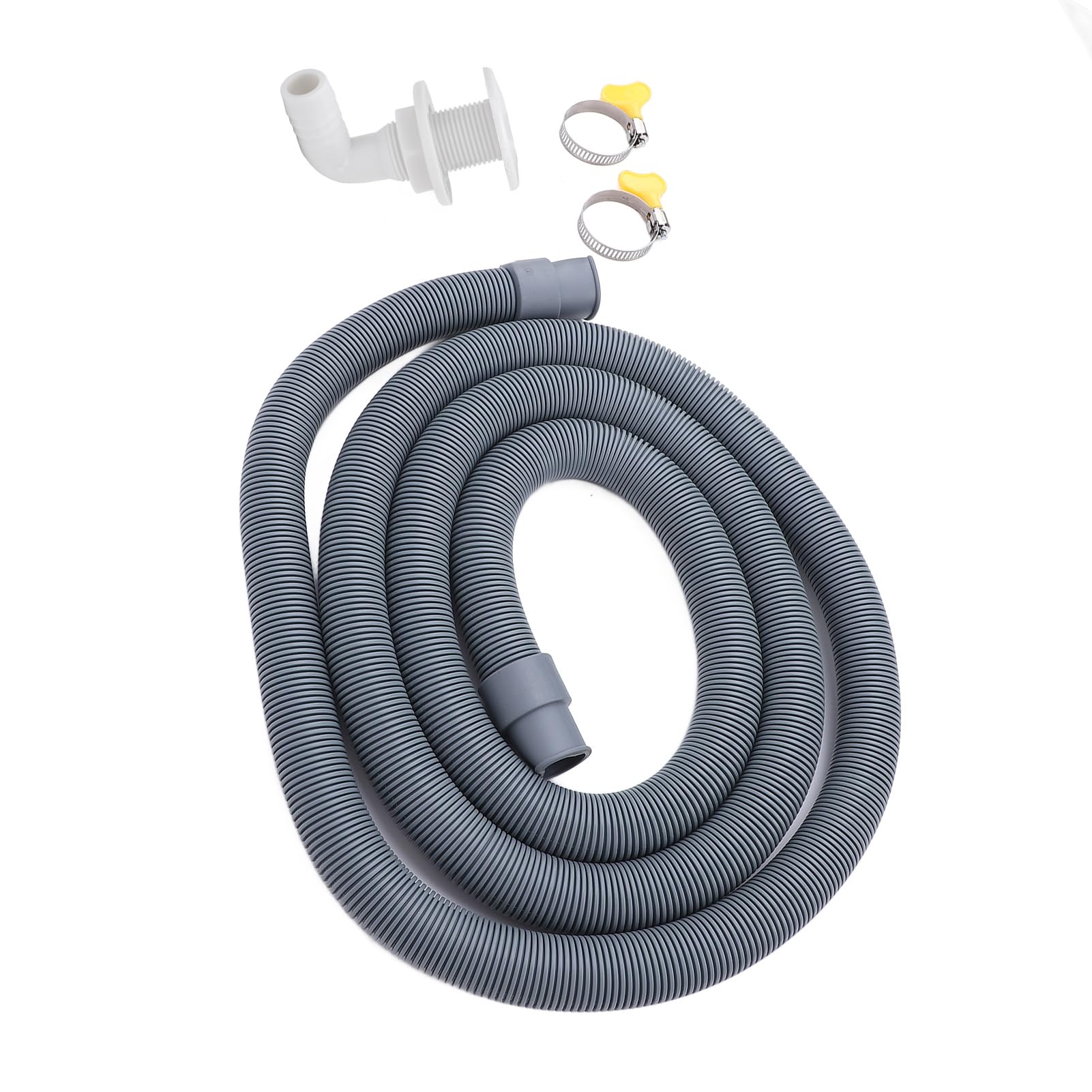 Naroote Bilge Pump Installation Kit, High Pressure Pressure -Resistant 0.75 -inch Diameter. 6.56 Foot Bilge Pump Hose for 750 GPH (White)