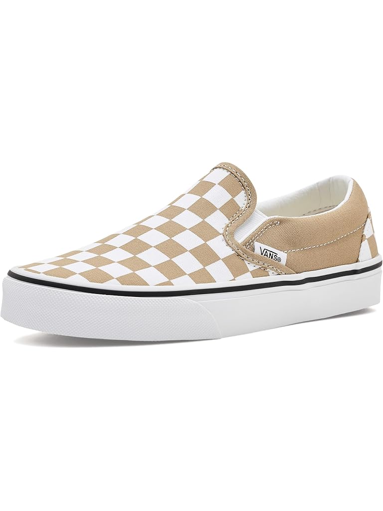 Tan Vans Classic Slip-On (Big Kid)