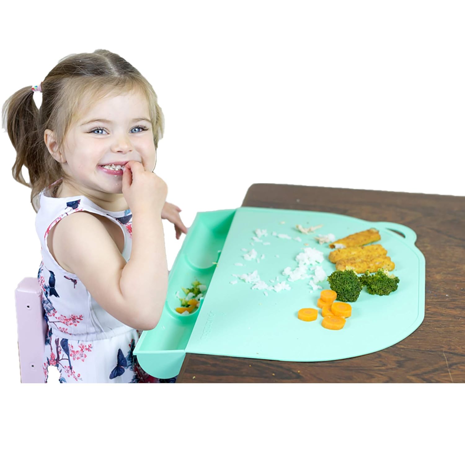 UpwardBaby Mint Wipeable Placemat
