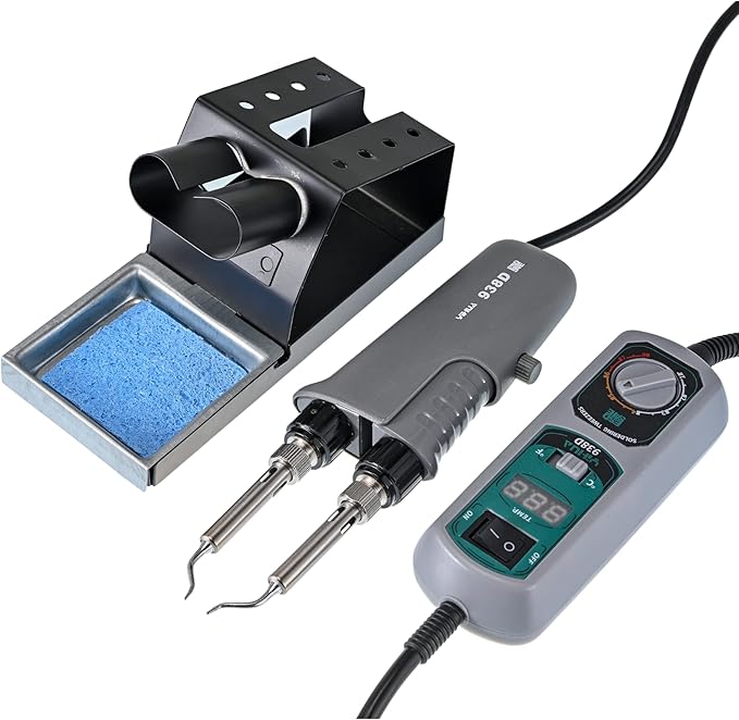 Estación de Soldadura con Tenazas Mini 110V Control Temperat