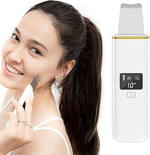 Depurador de Piel, Espatula Ultrasonica con 4 Modos Depurador Portátil de Poros para Limpieza Profunda Eliminar Puntos Negros Exfoliación y Reafirmación