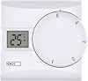 EMOS - digital room thermostat with LCD display - manual wired - heating and cooling systems - temperature control 5-30 °C - surface-mounted - simple operation - battery incl
