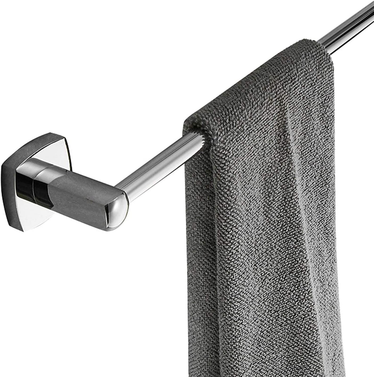Porte-serviettes mural simple de 50cm pour étagère de cuisine et bain