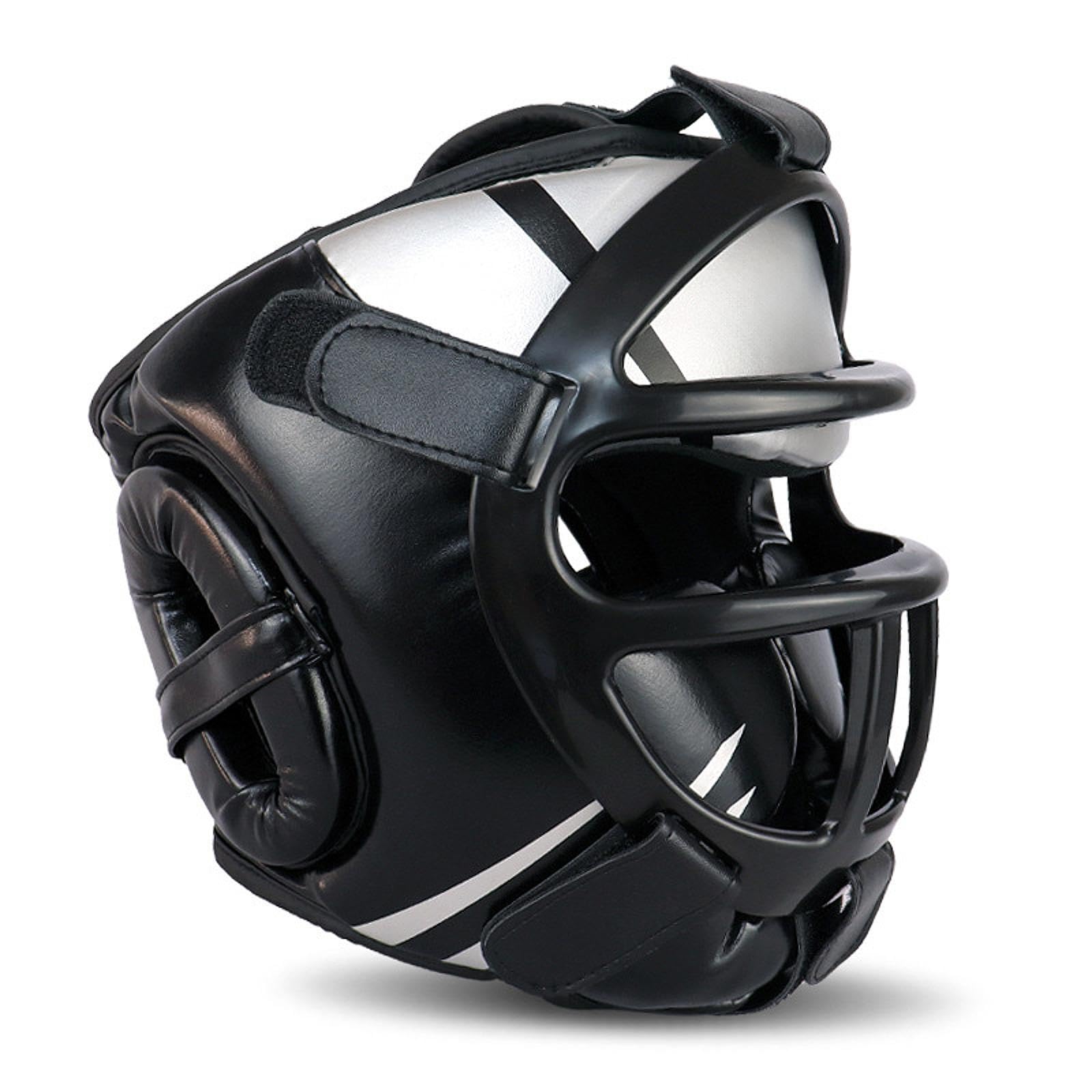 QSTDGVPW Taekwondo Face Shield Mask Boxing Face Guard for Headgear for Karate Sparring Muay Thai