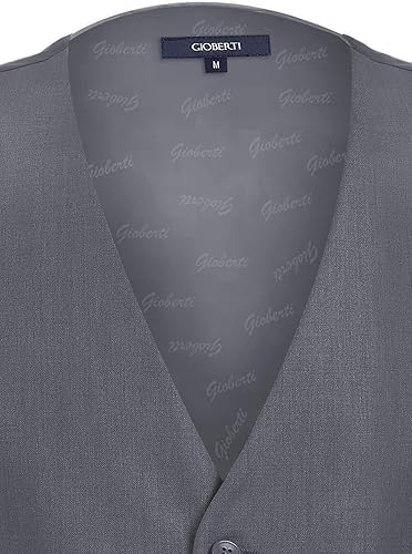 Vista 5 de Gioberti Chaleco de traje formal para hombre apto para negocios o vestido casual