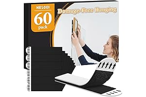 Removable Picture Hanging Strips for Damage-Free Wall Mounting