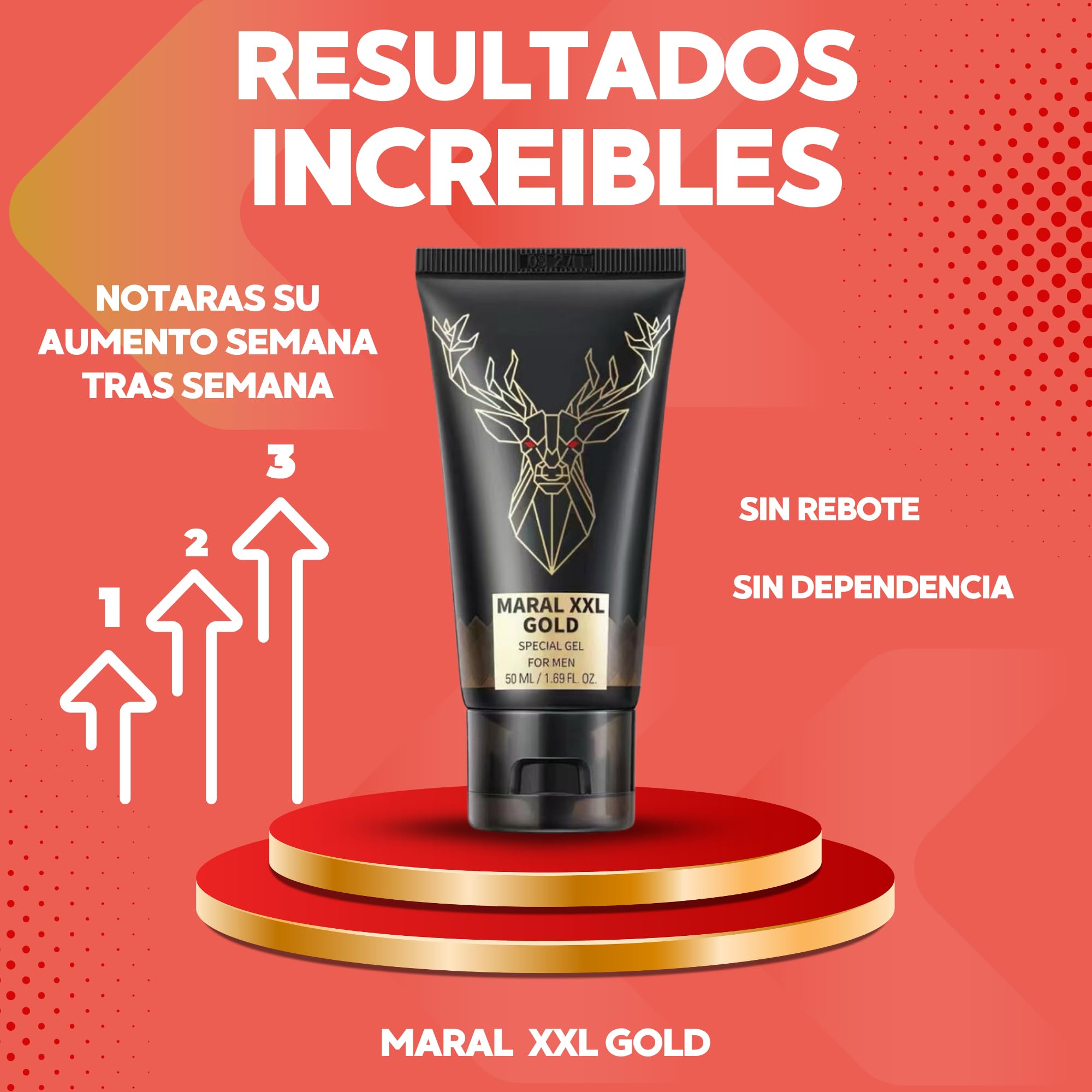 Gel Potenciador para Hombre XXL Crema para el agrandamiento Virilidad masculina Aumenta la Longitud y el Grosor, Aumenta La Talla Del Miembro 50ML