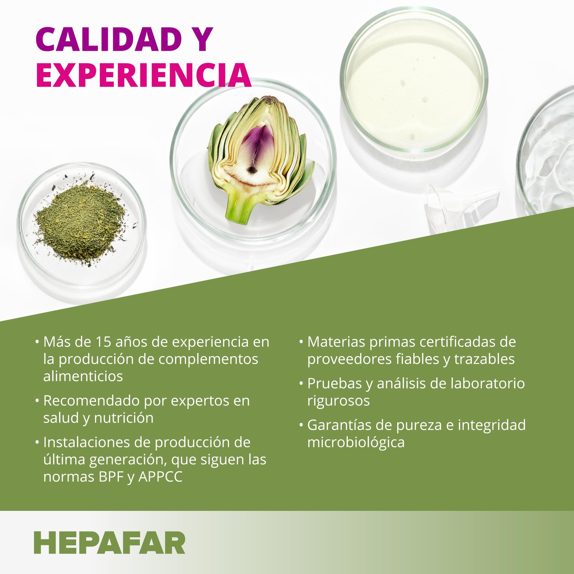 Cardo Mariano, Te Verde, Alcachofa, Diente de Leon y Manganeso - 2 x 500 ml para 40 Días - Apoyo Hepatico - Hepafar Drink Sensilab
