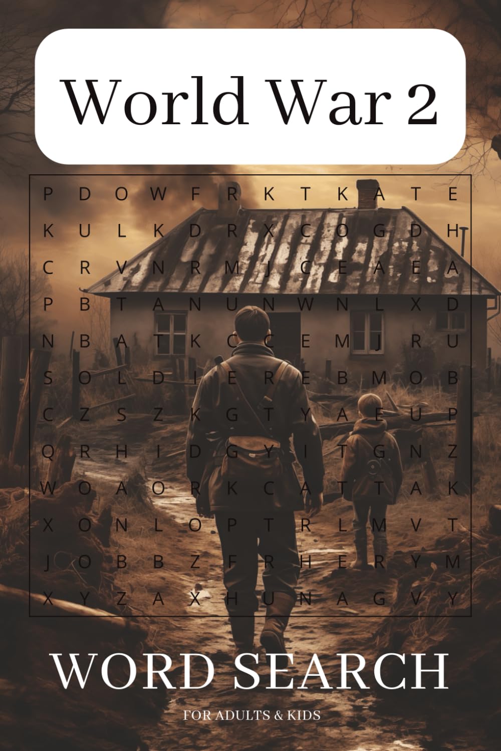 WW2 Word Search: Word Searches with Easy-to-Read Print about World War 2, Battles, Weapons and More | 6x9 inches, 110 pages | 50+ Puzzles ... Gift for Vacations, Holidays and Free Times