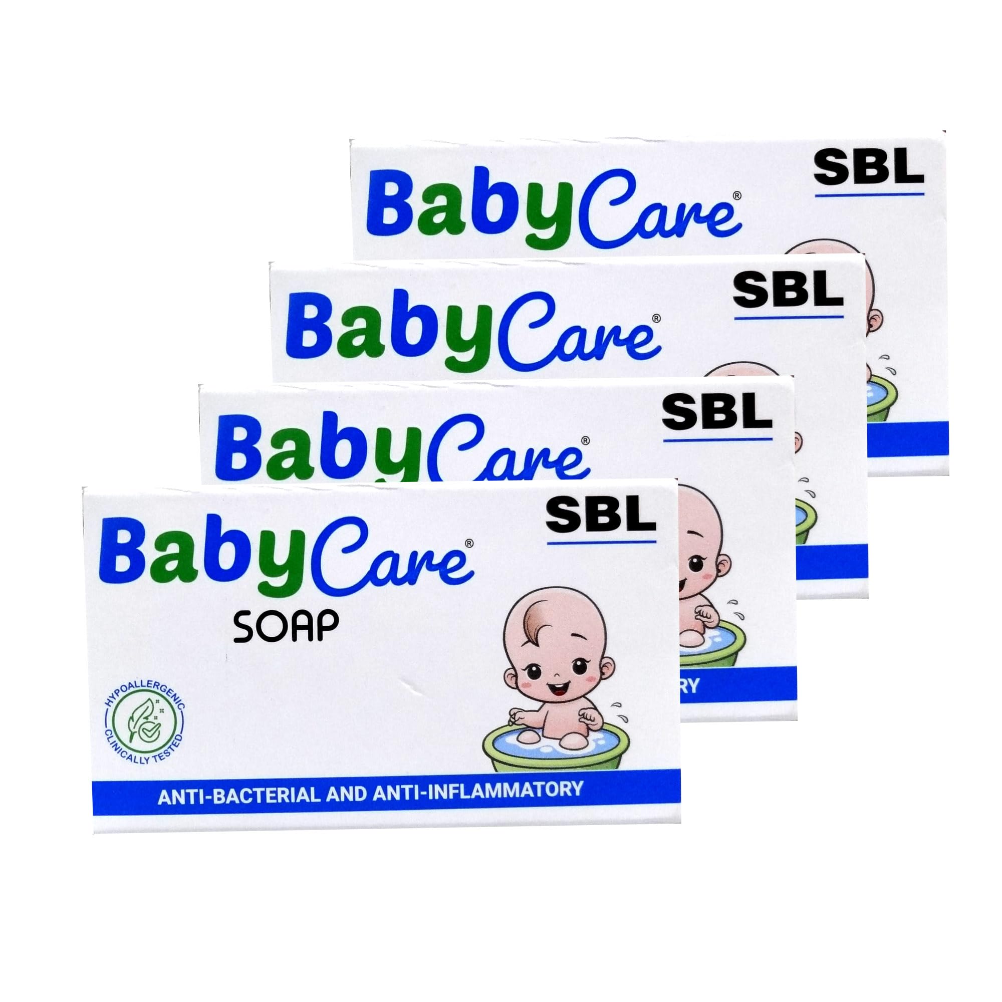 SBL Baby Care Soap Bar- Gentle Cleansing Bathing Bar for Babies, 75g (Pack of 4)-image-43