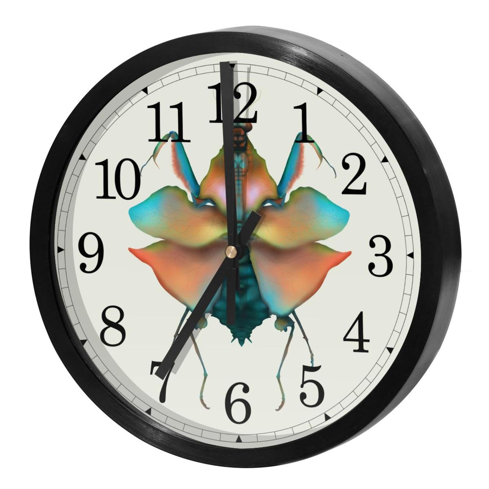 Horloge murale silencieuse à quartz ronde pour la maison et le bureau