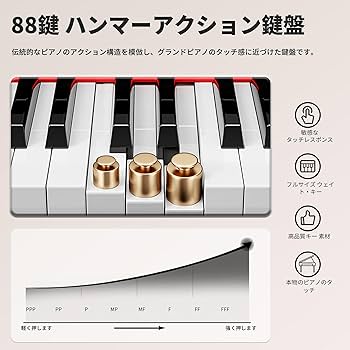 ●最新・最高品質●MIDI対応 フランス製DREAM音源 電子ピアノ 88鍵盤 ○最新・最高品質○MIDI対応 フランス製DREAM音源 電子ピアノ 88鍵盤