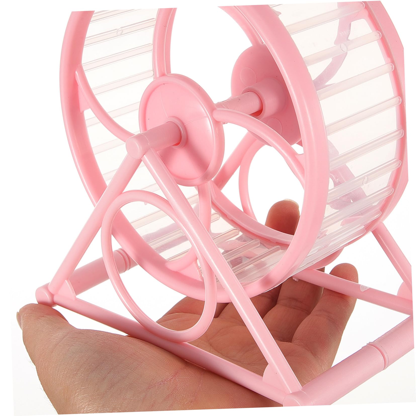 POPETPOP Silent Hamster Wheel 12-inch Adjustable Exercise Wheel for Hamsters Gerbils and Guinea Pigs Sturdy Plastic Non-Slip Base for Indoor PET Cages - image 3